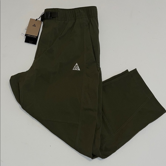 Nike ACG Pants - Nike ACG Hiking Pants Women's XL UV Protection Repel Belt zip pockets green $140